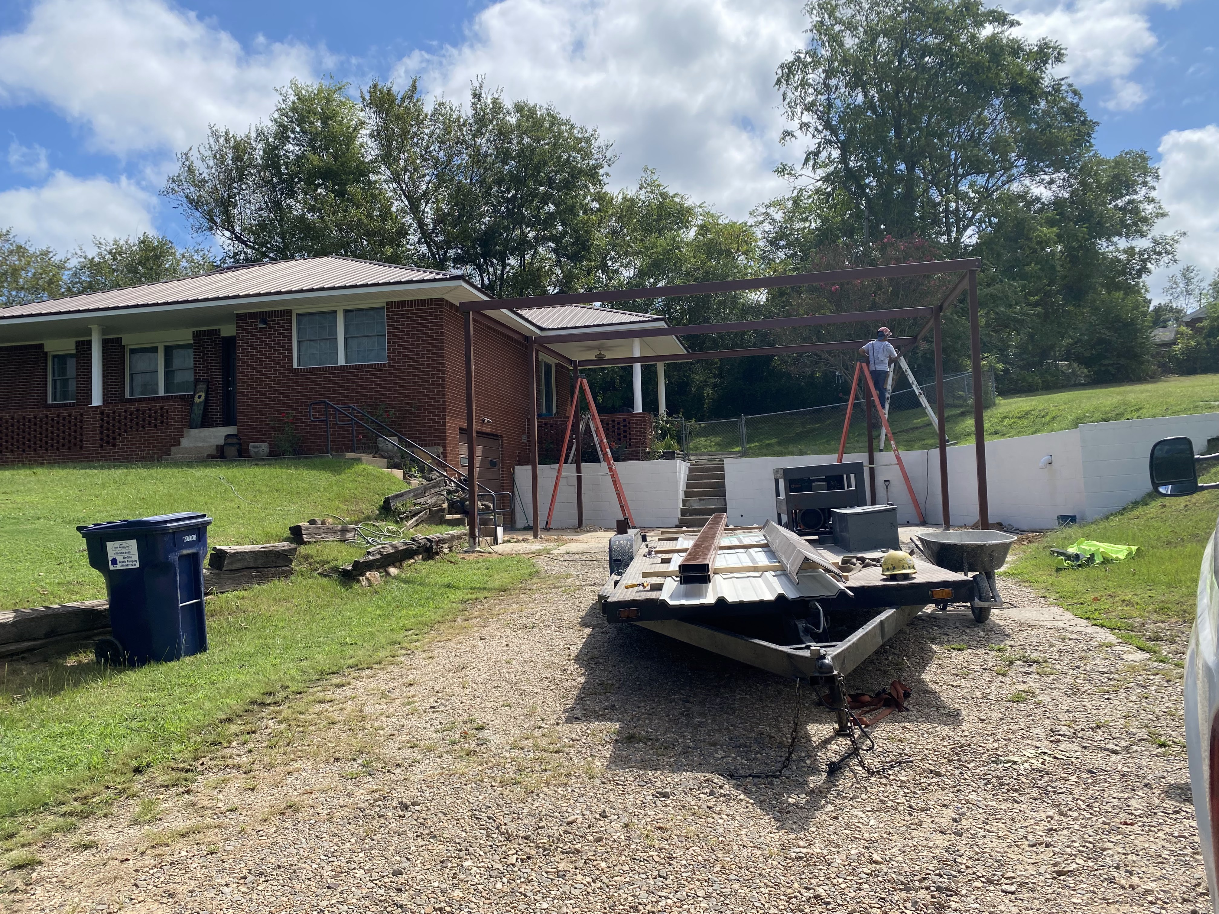 Custom metal project by Forever Carports